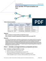 10.3.3.5 Packet Tracer - Using A TFTP Server To Upgrade A Cisco IOS Image Instructions