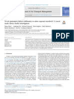 Zhou Etal 2019 Do Air Passengers Behave Differently To Other Regional Travellers A Travel Mode Choice Model Investigation