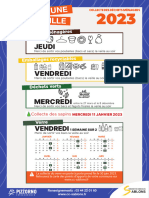 Calendrier Collecte ANDEVILLE 2023-2