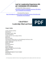 Leadership Experience 6Th Edition Daft Solutions Manual Full Chapter PDF