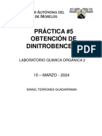 Reporte#5 Obtencióndedinitrobenceno