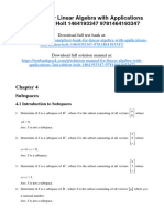 Linear Algebra With Applications 2Nd Edition Holt Test Bank Full Chapter PDF