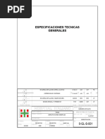 Especificaciones Técnicas