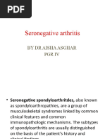 Seronegative Arthritis