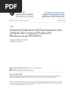 Extraction Purification and Characterization of An Antibiotic-Li