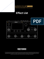 Ampero II Stage - Effect List - EN - Firmware V1.0.4.1706584019966