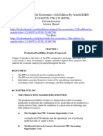 Solution Manual For Economics 11Th Edition by Arnold Isbn 113318975X 9781133189756 Full Chapter PDF