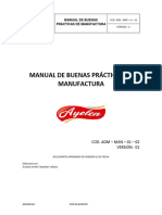 Manual de BPM - Panaderia