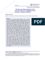 Integrated Use of GIS, RS and USLE Model For LULC Change Analysis and Soil Erosion Risk Mapping in The Lake Hawassa Watershed, Southern Ethiopia