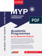 MYP Curriculum Handbook