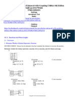 Test Bank For Precalculus Enhanced With Graphing Utilities 6Th Edition Sullivan 0321795466 978013285435 Full Chapter PDF