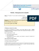 Support de Cours N°4 Du Module Management de La Qualité