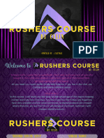 Rushers Course