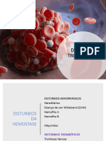 13 - Hemostase - Disturbios Trombóticos