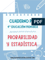 Cuaderno Probabilidad y Estadistica - 4 Curso Educacion Primaria