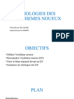 Etiologies Des Erythemes Noueux