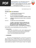 Informe de Penalidades Por Ausencia de Residente de Obra