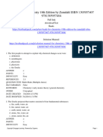 Test Bank For Chemistry 10Th Edition by Zumdahl Isbn 1305957407 9781305957404 Full Chapter PDF