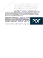 Literature Review Performance Management PDF