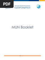 NEW AND UPDATED MUN Booklet