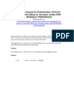 Solution Manual For Fundamentals of Electric Circuits 6Th Edition by Alexander Sadiku Isbn 0078028221 9780078028229 Full Chapter PDF