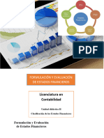 Unidad Didáctica II Clasificación de Los Estados Financieros