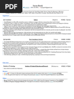 In Progress Resume