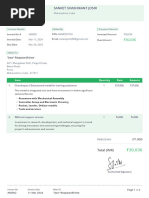 Invoice A00002 Sanket Shashikant Joshi Swa Roopwardhinee