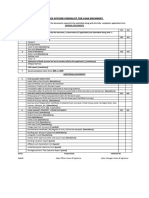 Sales Officer Checklist For Home Loan Document