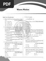 Waves Motion - PYQ Practice Sheet