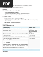 Detailed Lesson Plan in 4 Kinds of Sente