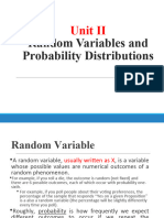 Random Variables and Probability Distribution