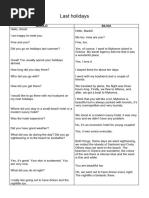 Unit 2alast Holidays Dialogue