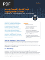 Menlo Security QuickStart Deployment Services