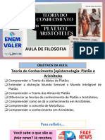 Slides - Enem Pra Valer - Filosofia - Teoria Do Conhecimento Platão e Aristóteles