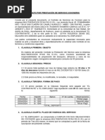 Contrato Por Prestación de Servicio Edgar Hugo