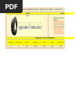 Flange Sobreposto Plano - Awwa C207-07 Tabela 2 - Classe D (175 - 150 Psi)