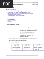 Ejercicios de Trigonometria - Resueltos