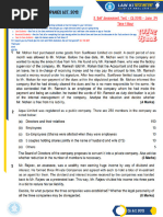 Self Assessment Test - CA 2013 - June 2024