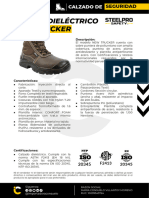 FT - Zapato Botin New Trucker Marron STEELPRO CERTIFICADO