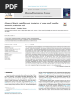 Advanced Kinetic Modelling and Simulation of A New Small Modular Ammonia Production Unit