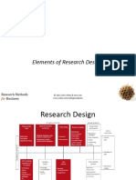 Elements of Research Design