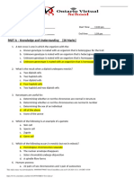 SBI3U Test 2