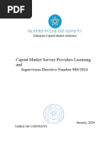 CMSP Licensing and Supervision Directive No 980 2024