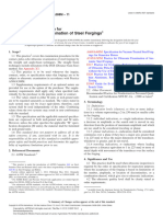 Ultrasonic Examination of Steel Forgings: Standard Practice For