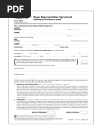 Buyer Representation Agreement - OREA - Form - 300