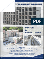 Brosur U Ditch - PT. Titan Precast Indonesia