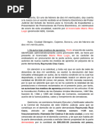 Licenciado Mario Ríos Lugo: Endosatario en Procuración de La Parte Actora, Quien Peticiona Se