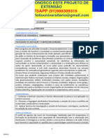 Projeto de Extensão II Criminologia