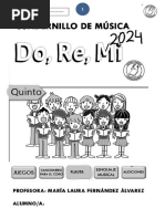 CUADERNILLO DE MÚSICA QUINTO GRADO 2024 Ok